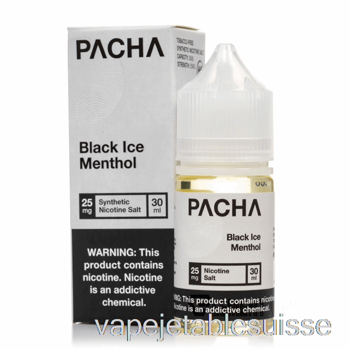 Vape Suisse Black Ice Menthol - Sels De Pacha - 30ml 50mg
